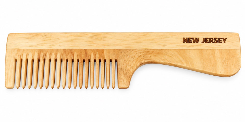 Wooden Handle Hair Comb