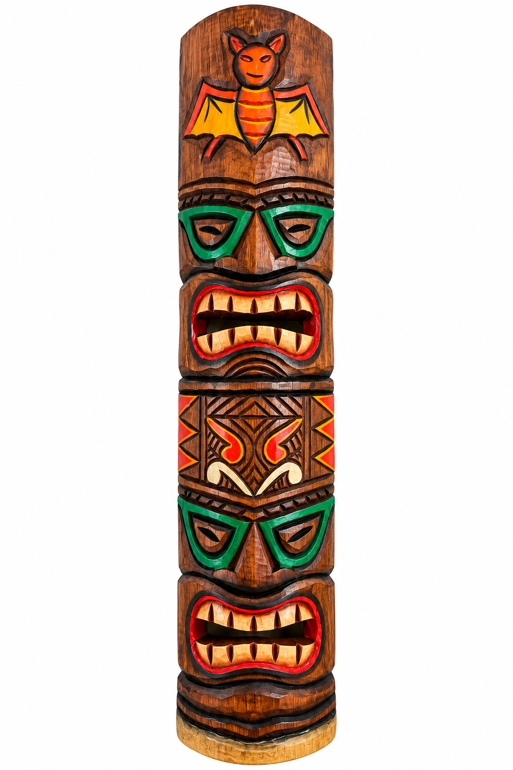 wood tiki mask 25 inch