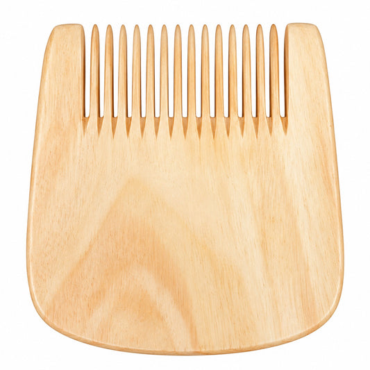 Wide-Tooth Wooden Pocket Comb