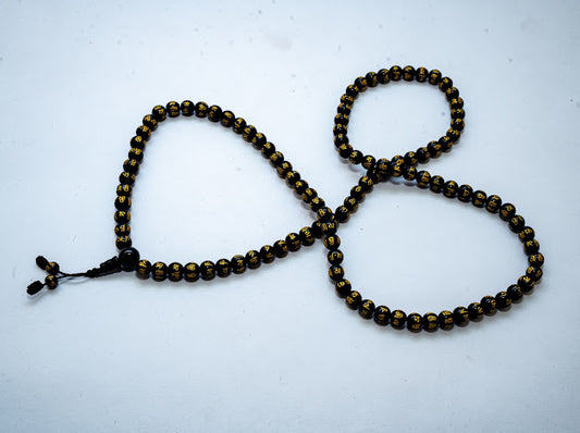 Black Gold Mantra Mala