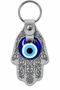 Hamsa Evil Eye Keychain