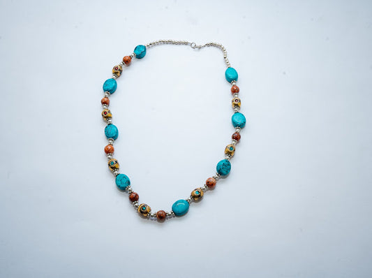 Turquoise Beaded Necklace